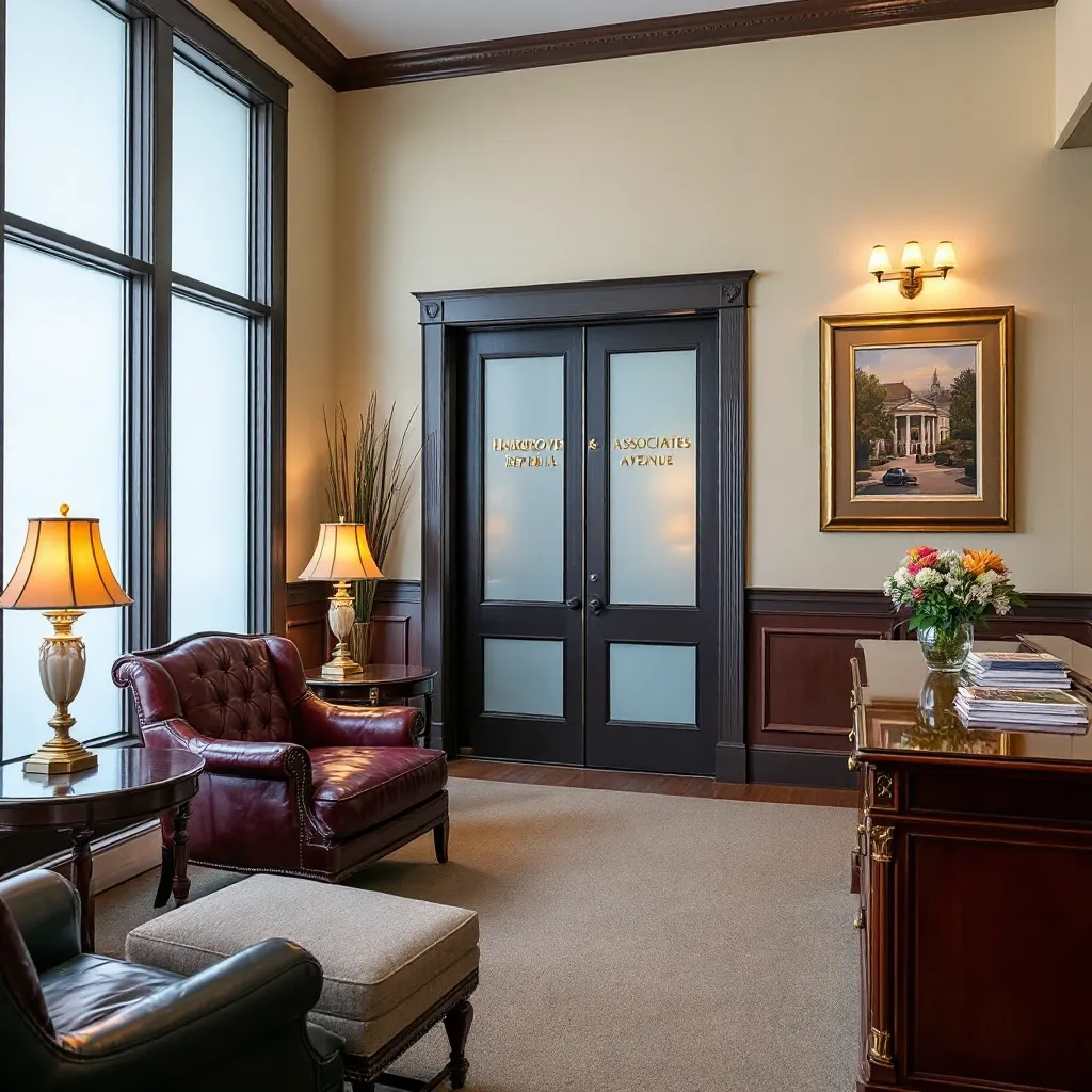 Reception area at Hargrove & Associates